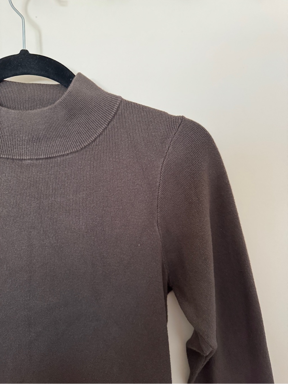 Marie Oliver Barrett mock neck multimedia dress in Olive Green Brown size L - Picture 5 of 12